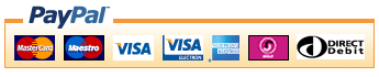 PayPal secure payment options. Choose your PayPal account or pay using you credit or debit card through PayPal